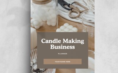 Candle Making Business Planner