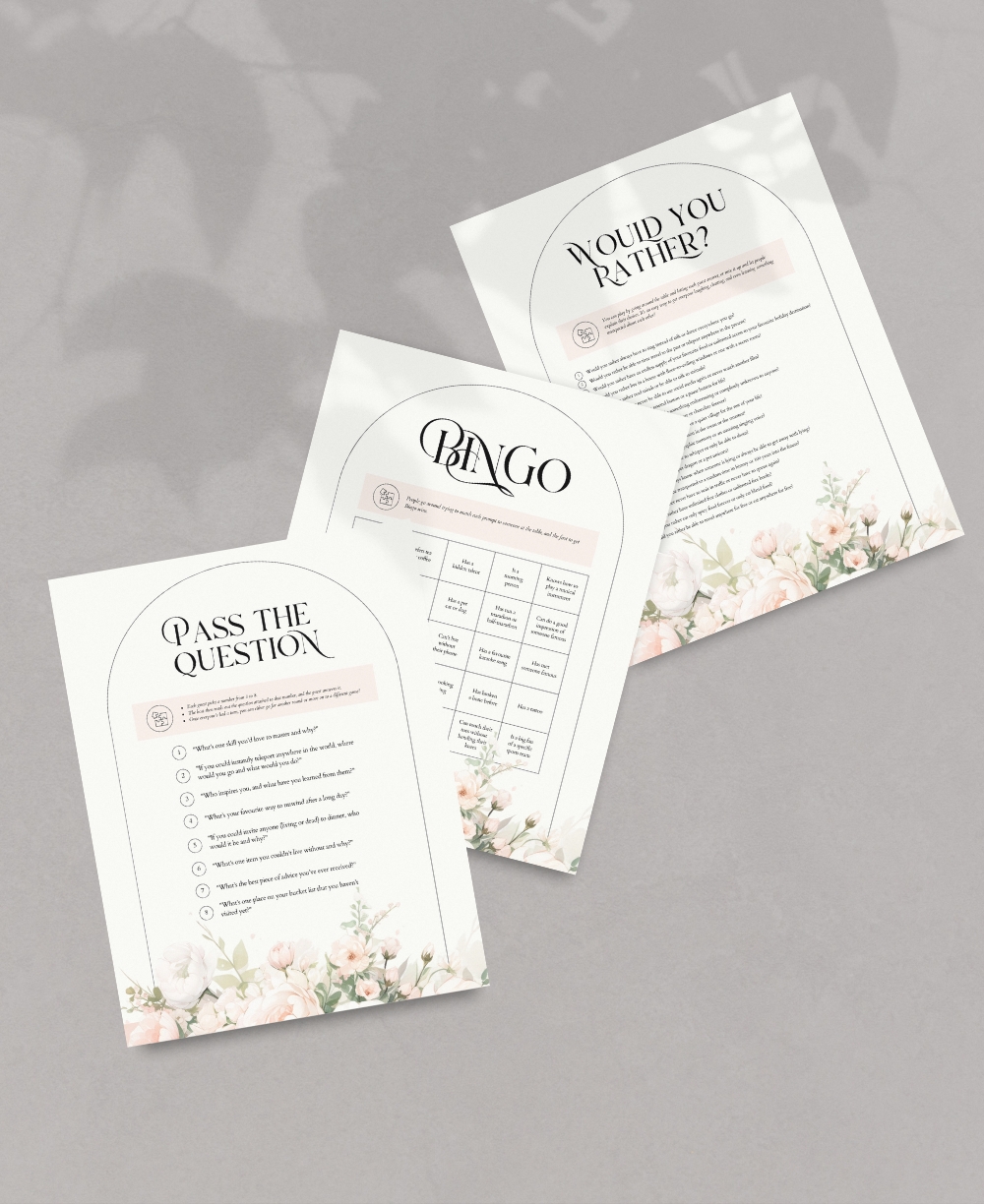 Dinner Party Table Games Mock Up