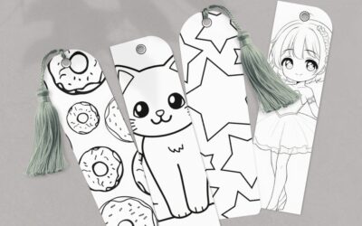 Printable Coloring Book Marks