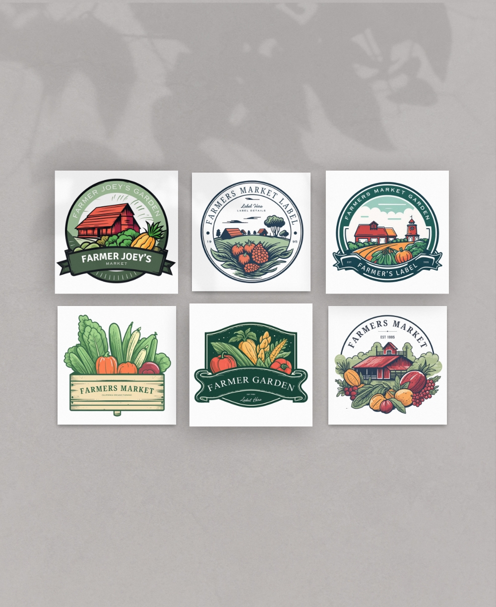Farmer Logos Mock Up