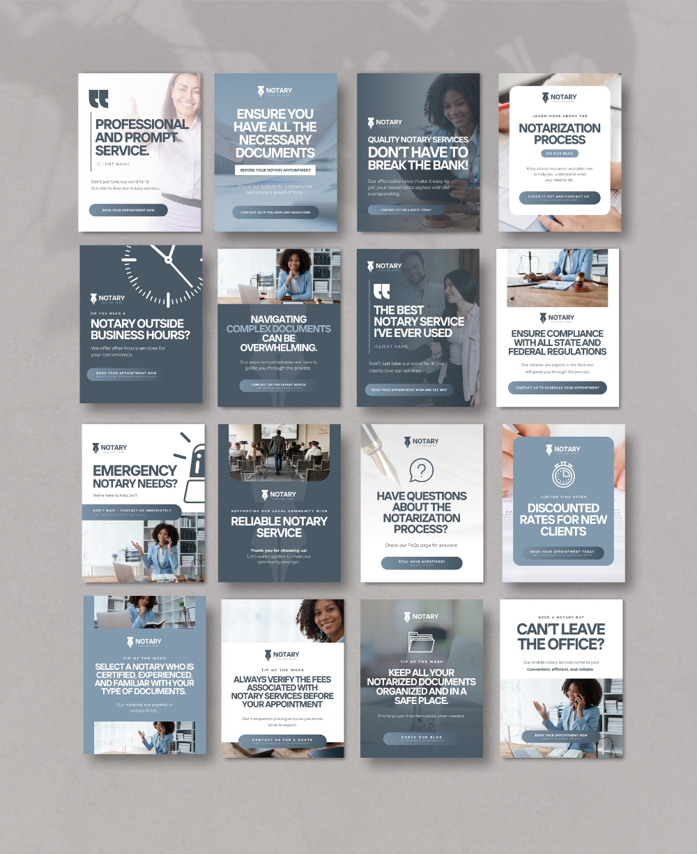 Notary Social Media Posts Mock Up