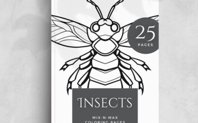 Insects Coloring Book