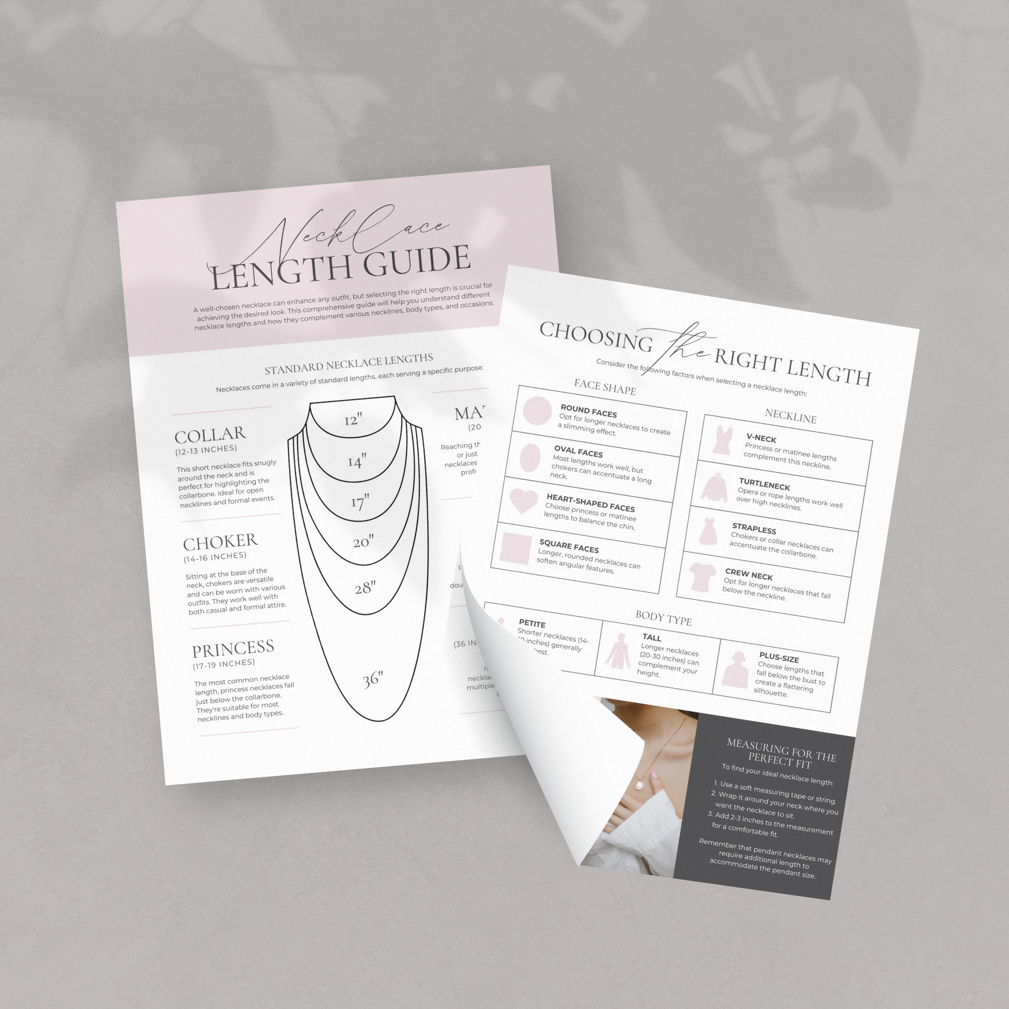 Necklace Length Guide