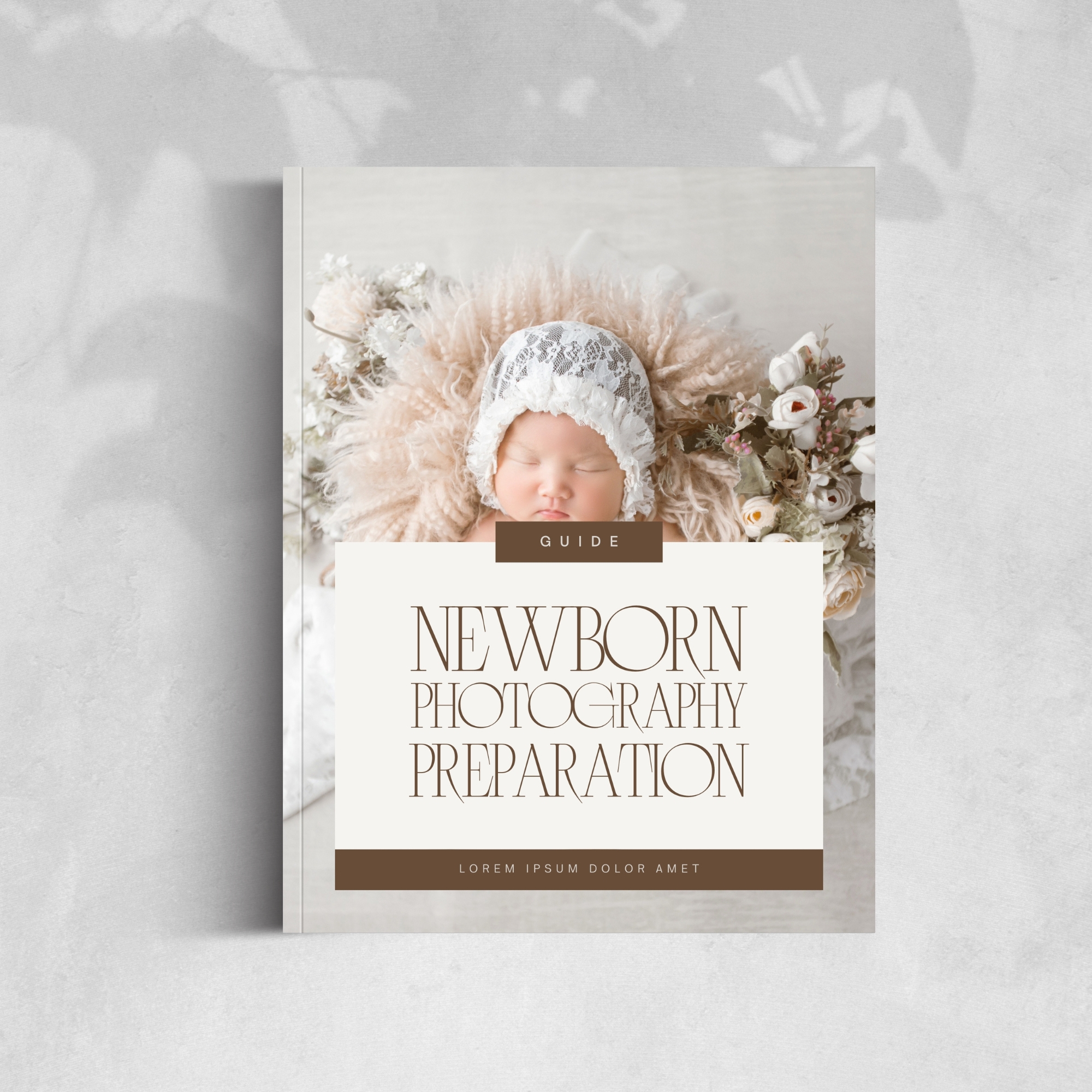 Newborn Photography Prep Guide Mock Up