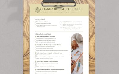 Chakra Ritual Checklist