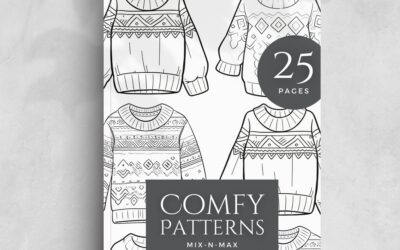 Comfy Patterns Coloring Book