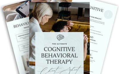 Cognitive Behavioral Cheat Sheet