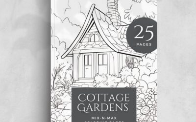 Cottage Gardens Coloring Book