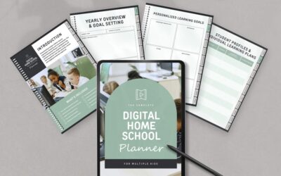 Digital Homeschool Planner Multiple Kids