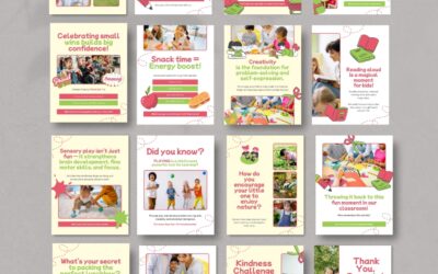 Instagram Template Canva For Kindergarten