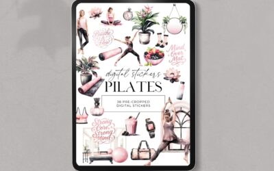 Pilates Stickers Digital