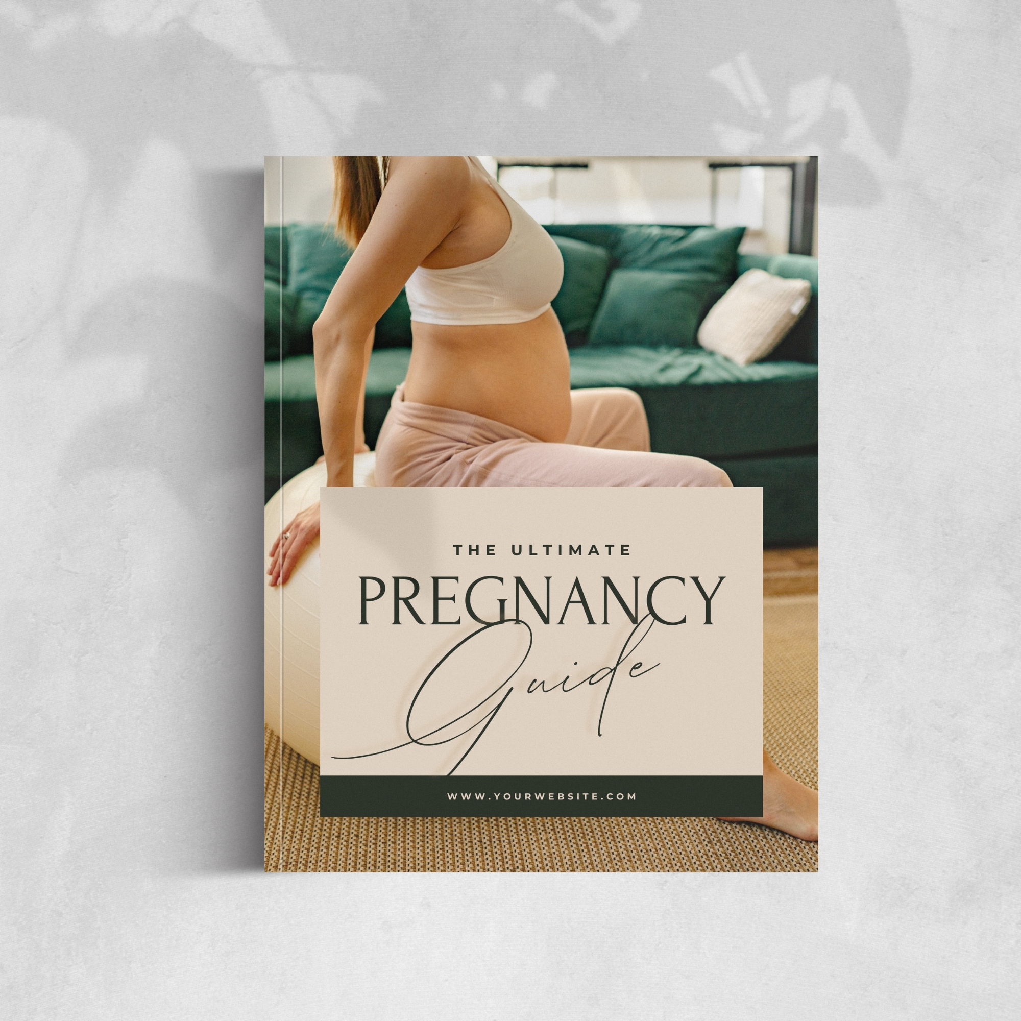 Pregnancy Ebook Template Mock Up