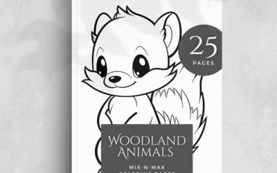 Woodland Animals Coloring Book