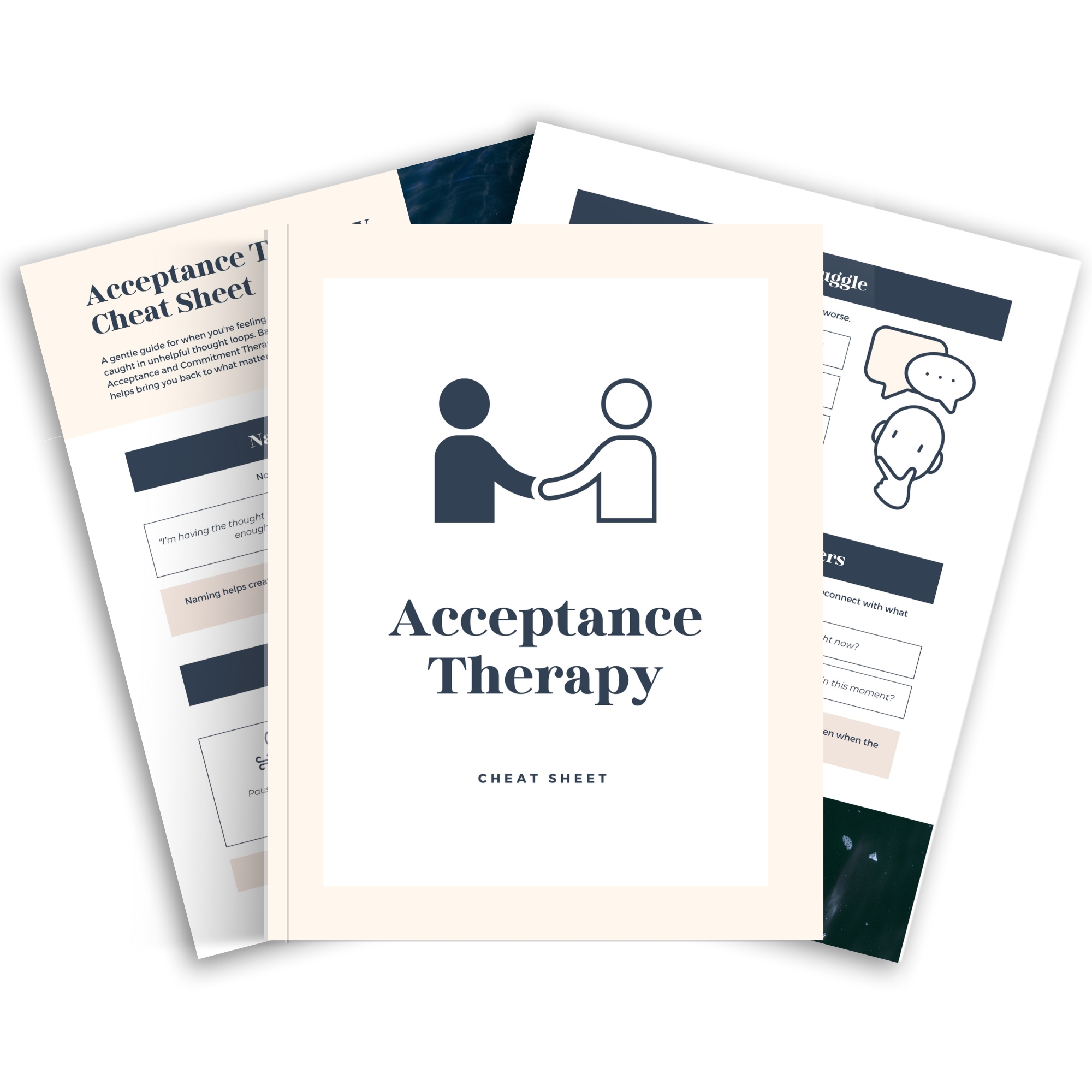 Acceptance Therapy Cheat Sheet Mock Up