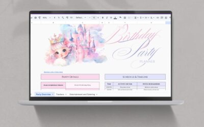 Birthday Party Planner Google Sheet