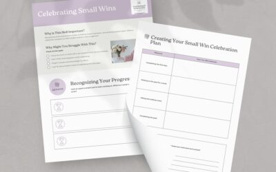 Celebrating small wins – Executive Function Sheets