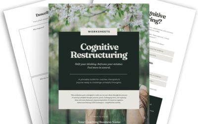 Cognitive Restructuring Worksheets