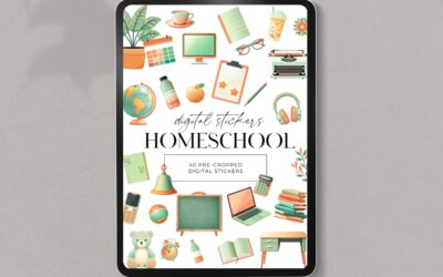 Digital Homeschool Planner Stickers