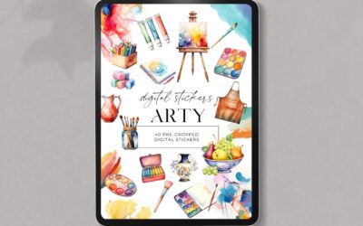Arty Digital Stickers