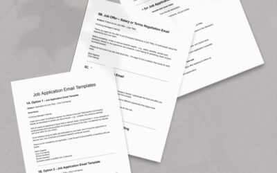 Email Templates Job Application