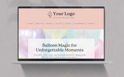 Website For Balloon Artist