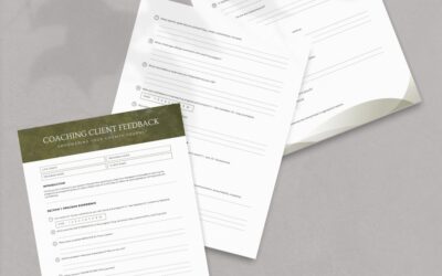 Coaching Client Feedback Form