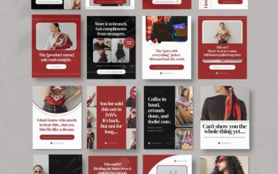 Influencer-Style Instagram Clothes Templates