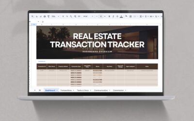 Real Estate Transaction Tracker Google Sheet