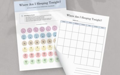 Co-parenting Calendar For Kids