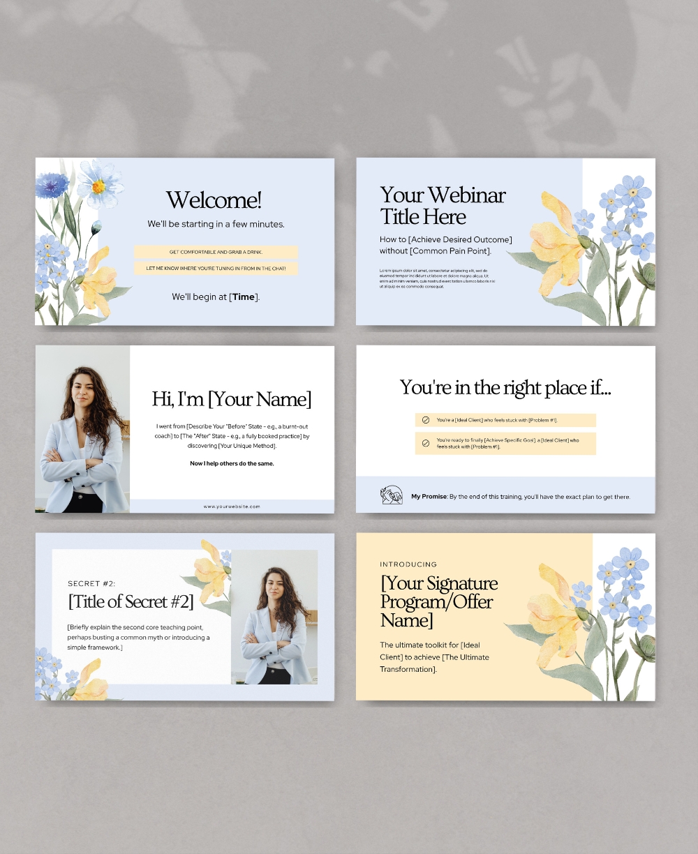 Webinar Slide Deck Mock Up