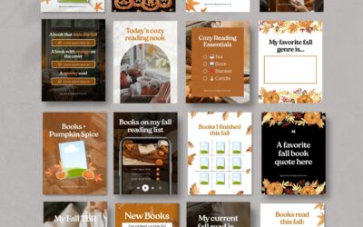 Fall Bookstagram Templates