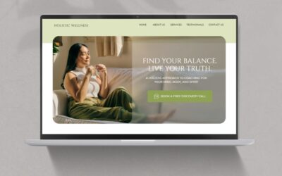 Holistic Coach Website Canva