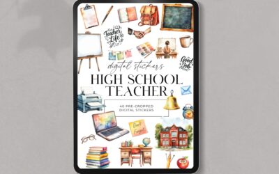 High School Teacher Planner Stickers
