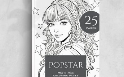 Popstar Coloring Book
