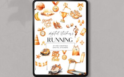 Running Shoe Planner Stickers