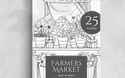 Farmers Market Coloring Book