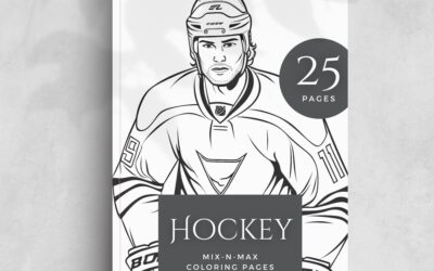 Hockey Coloring Book