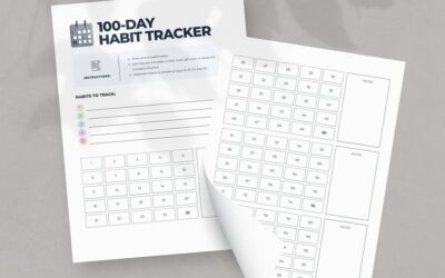 100 Day Habit Tracker