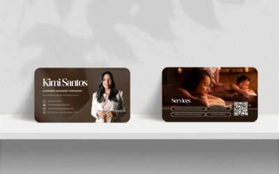 Massage Therapy Business Cards