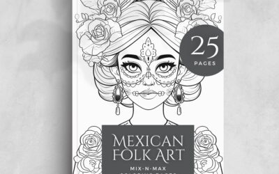 Mexican Folk Art Coloring Book