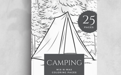 Camping Coloring Book