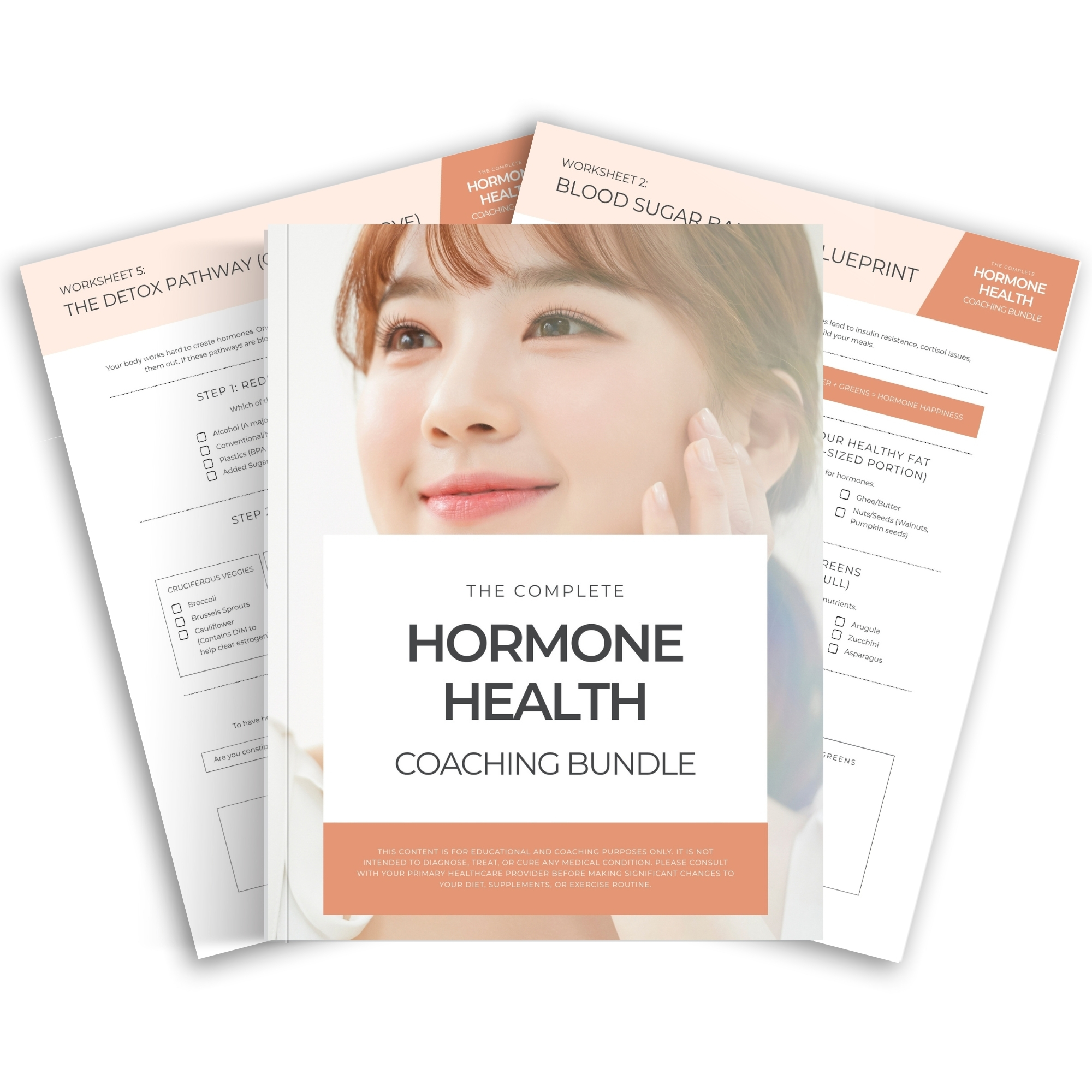 Hormone Health Coach Worksheets Mock Up