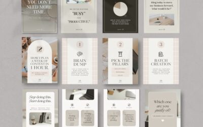 Animated Instagram Carousel Canva Template