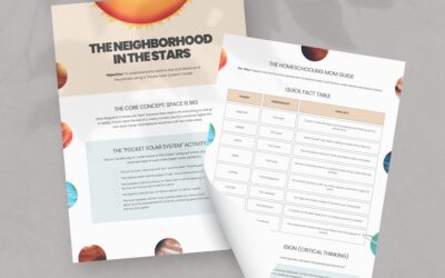 Astronomy Lesson Homeschool