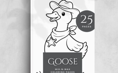 Goose Coloring Book