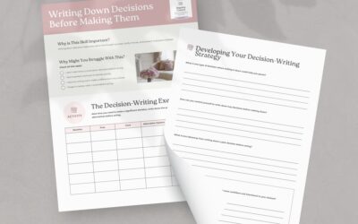 Impulse Decisions Worksheet