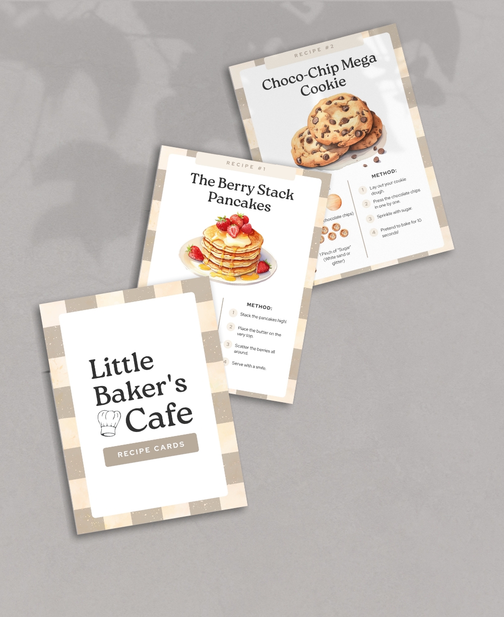 Loose Parts Recipe Card Mock Up