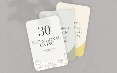 Intentions Affirmation Cards
