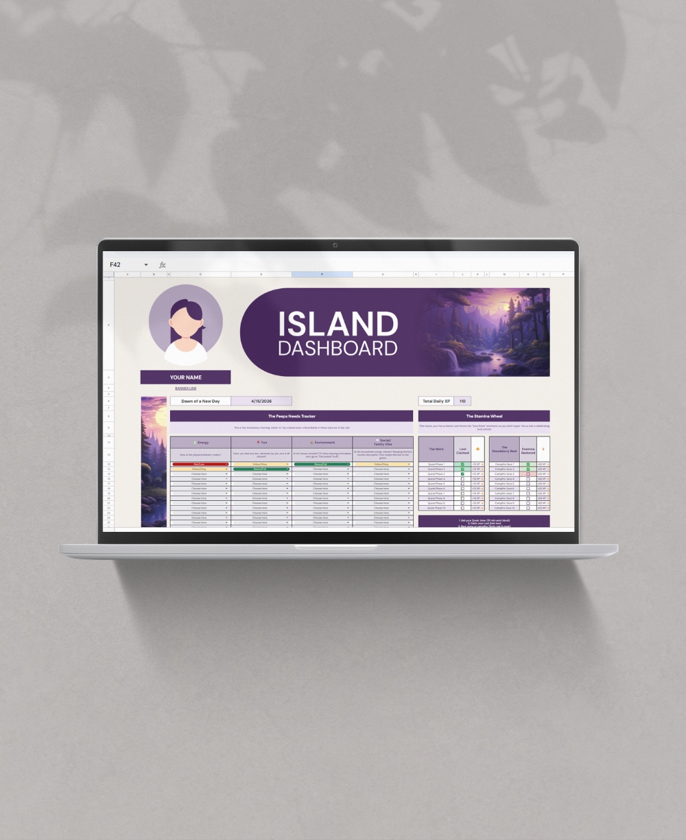 Gamify Your Life Planner Mock Up (1)
