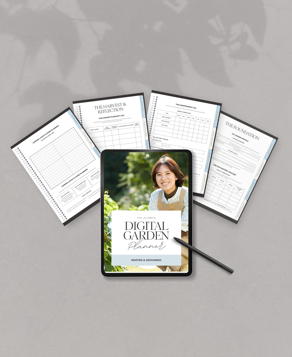 Garden Digital Planner Mock Up